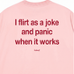 Áo Thun Relaxed Fit Flirt As A Joke