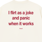 Áo Thun Relaxed Fit Flirt As A Joke