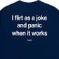 Áo Thun Relaxed Fit Flirt As A Joke