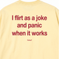 Áo Thun Relaxed Fit Flirt As A Joke