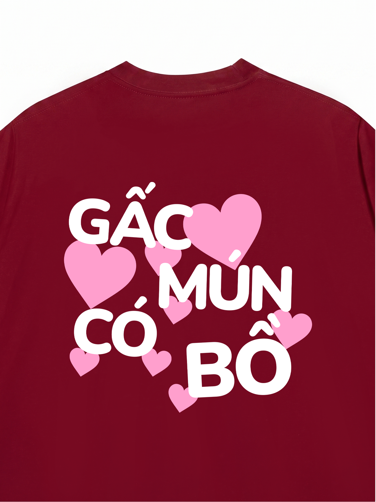 Áo Thun Relaxed Fit Gấc Mún Có Bồ
