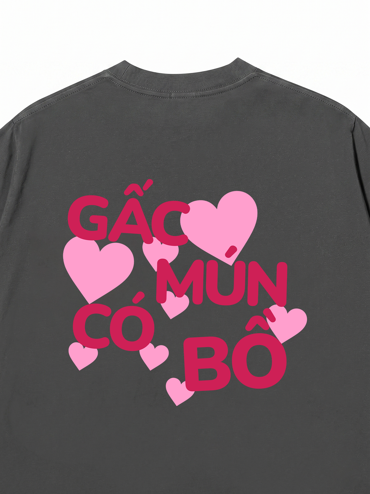 Áo Thun Relaxed Fit Gấc Mún Có Bồ