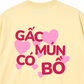 Áo Thun Relaxed Fit Gấc Mún Có Bồ