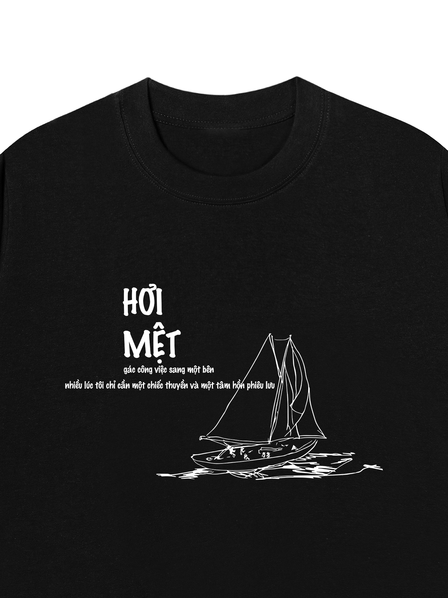 Áo Thun Relaxed Fit Gác Công Việc
