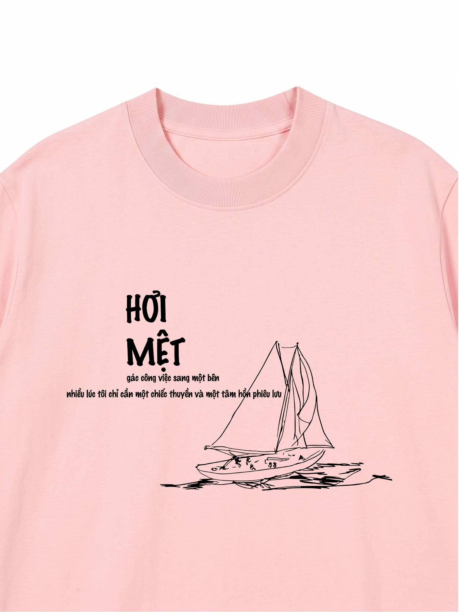 Áo Thun Relaxed Fit Gác Công Việc