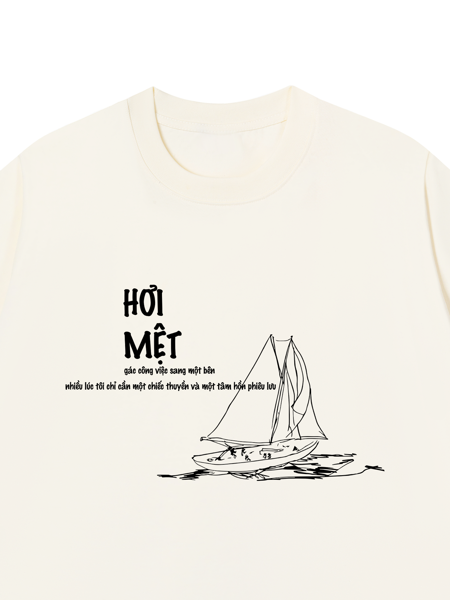 Áo Thun Relaxed Fit Gác Công Việc
