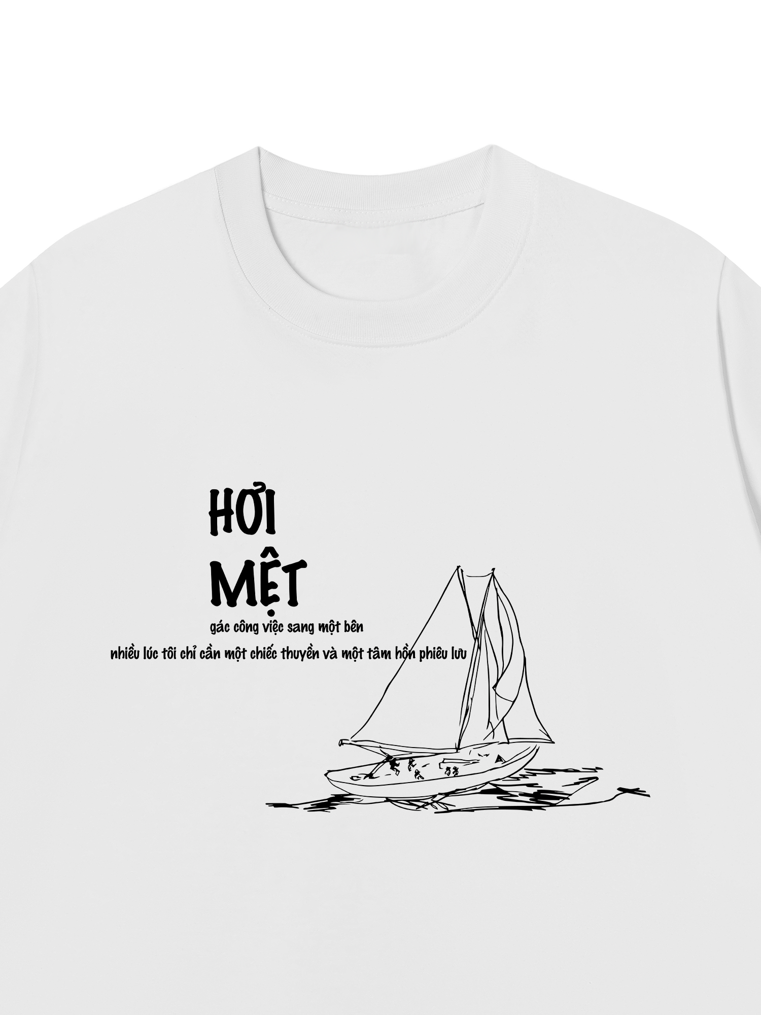 Áo Thun Relaxed Fit Gác Công Việc
