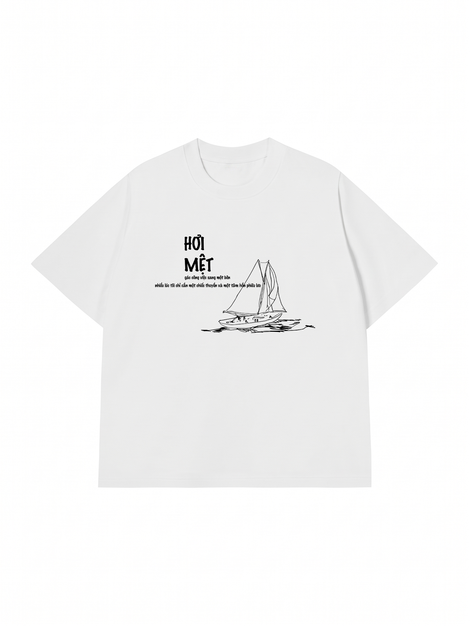Áo Thun Relaxed Fit Gác Công Việc