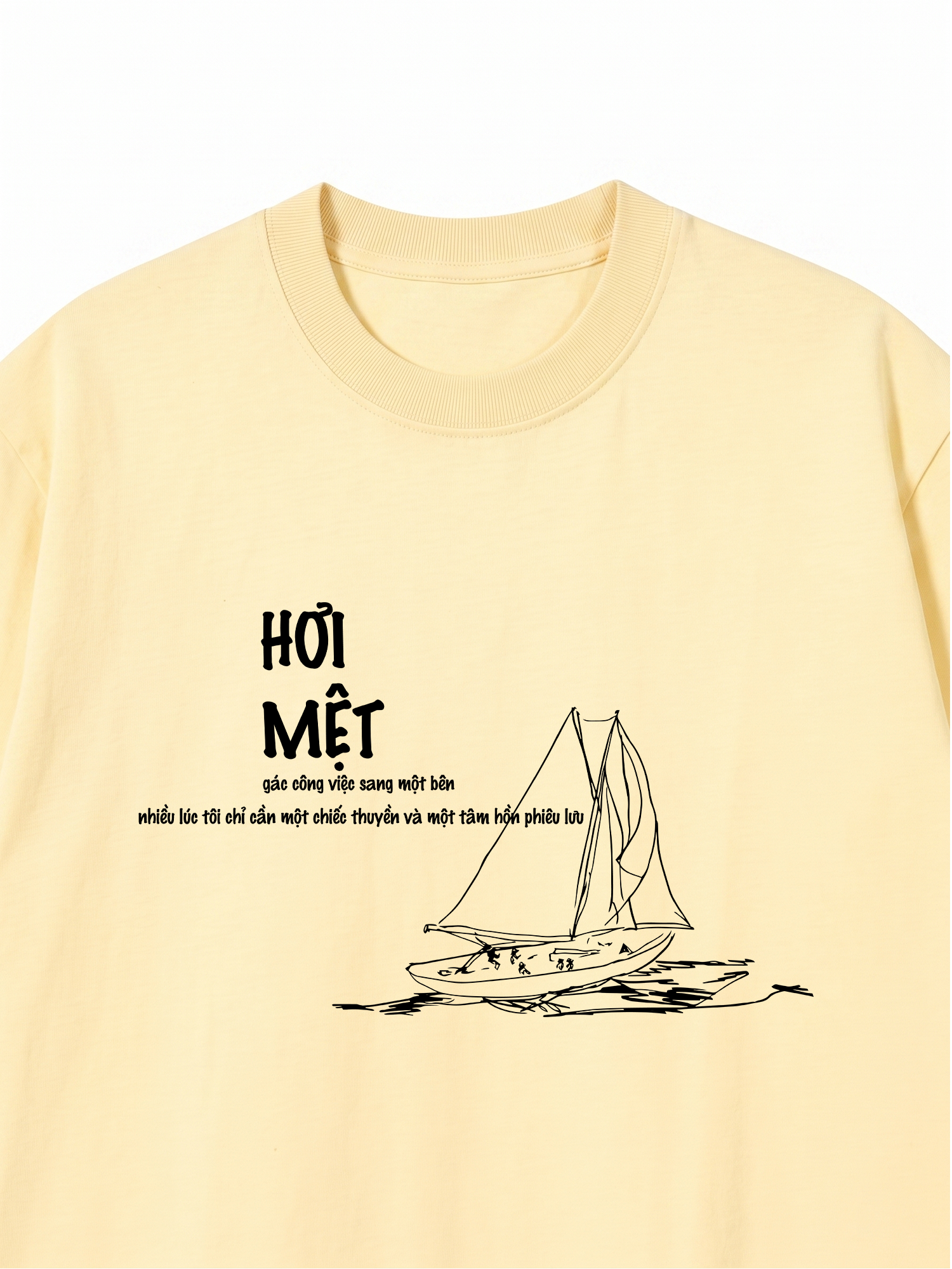 Áo Thun Relaxed Fit Gác Công Việc