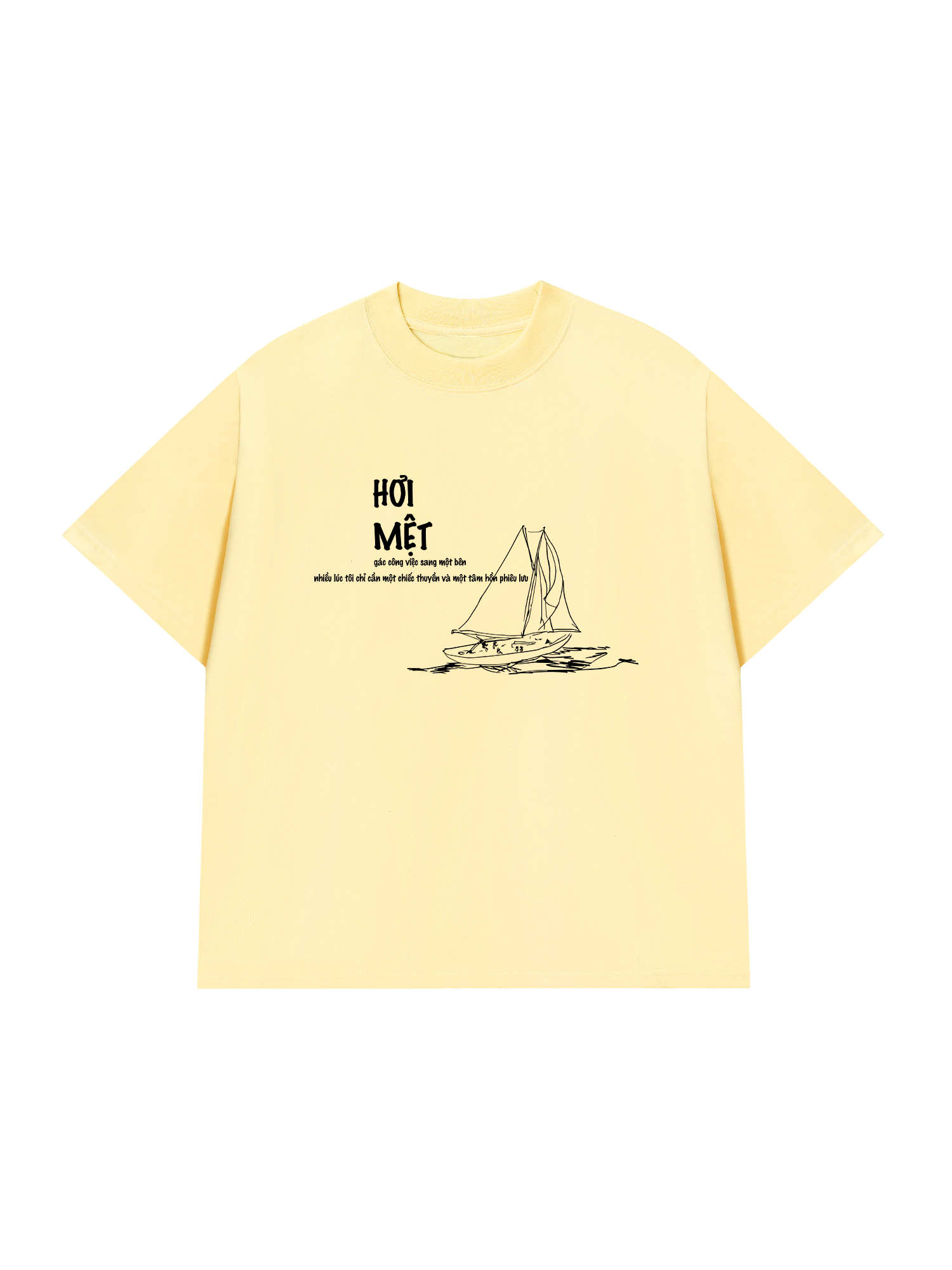 Áo Thun Relaxed Fit Gác Công Việc
