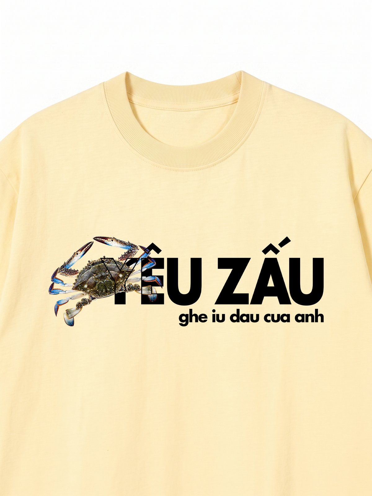 Áo Thun Relaxed Fit Ghe Iu Dau Cua Anh