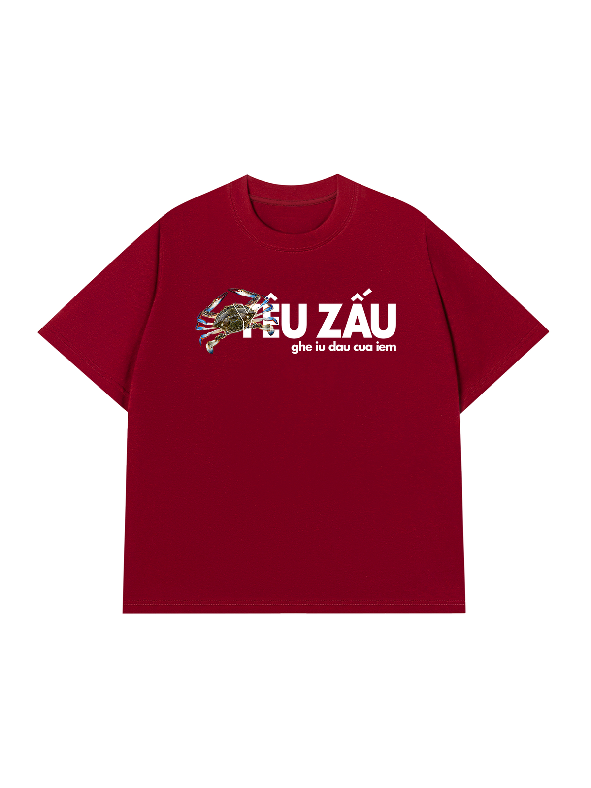 Áo Thun Relaxed Fit Ghe Iu Dau Cua Iem