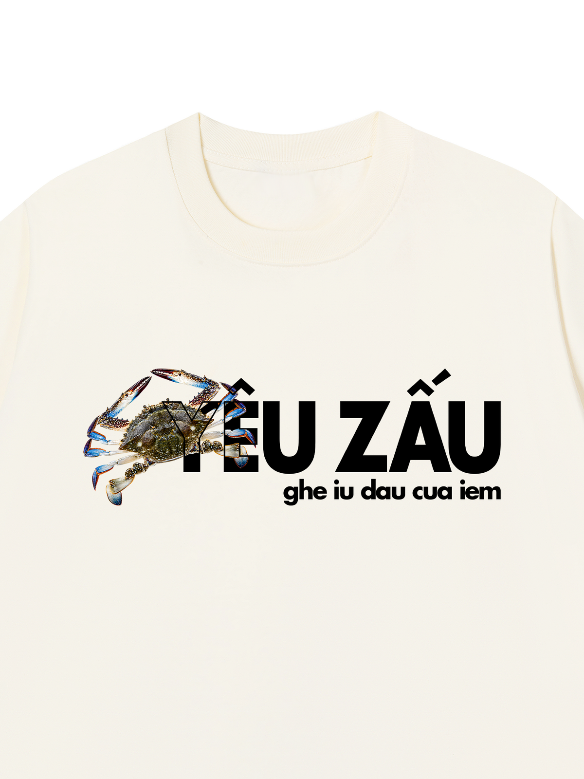 Áo Thun Relaxed Fit Ghe Iu Dau Cua Iem