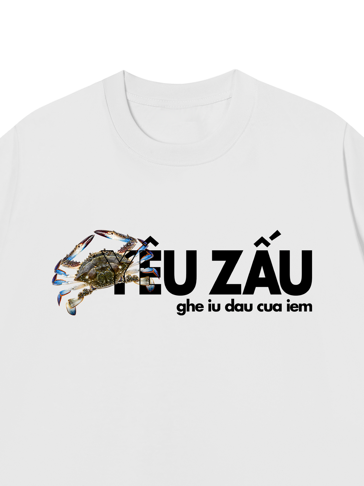 Áo Thun Relaxed Fit Ghe Iu Dau Cua Iem