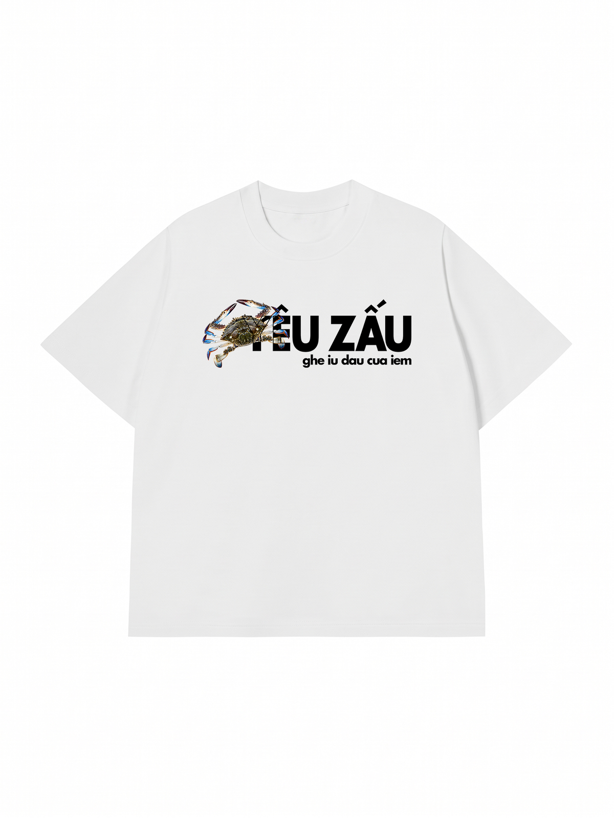 Áo Thun Relaxed Fit Ghe Iu Dau Cua Iem