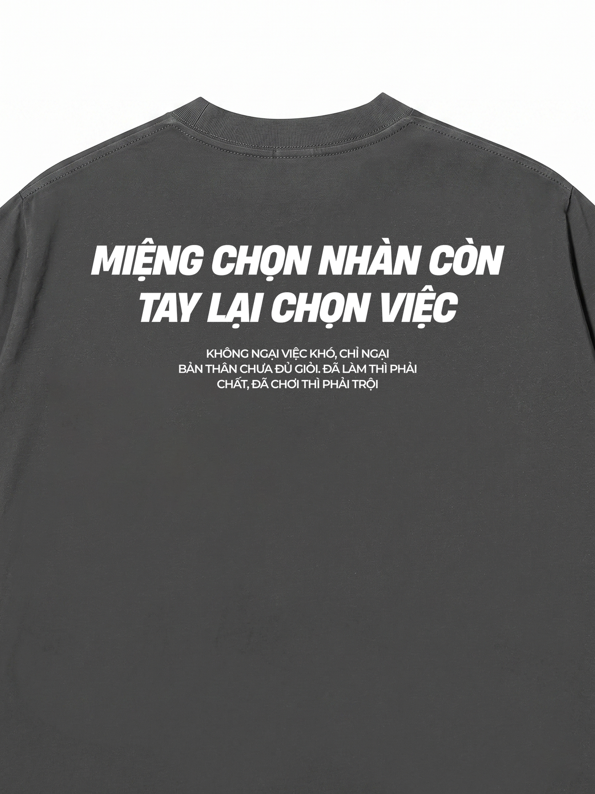 Áo Thun Relaxed Fit Miệng Chọn Nhàn Tay Chọn Việc