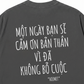 Áo Thun Relaxed Fit Cảm Ơn Bản Thân