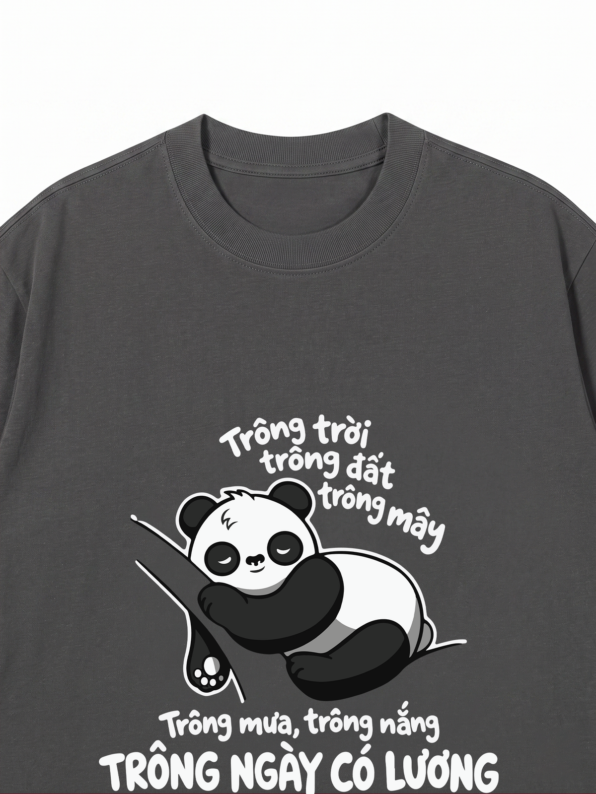 Áo Thun Relaxed Fit Trông Mưa Trông Nắng Trông Ngày Có Lương