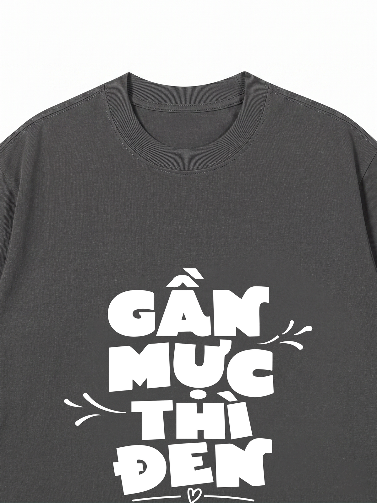 Áo Thun Relaxed Fit Gần Mực Thì Đen