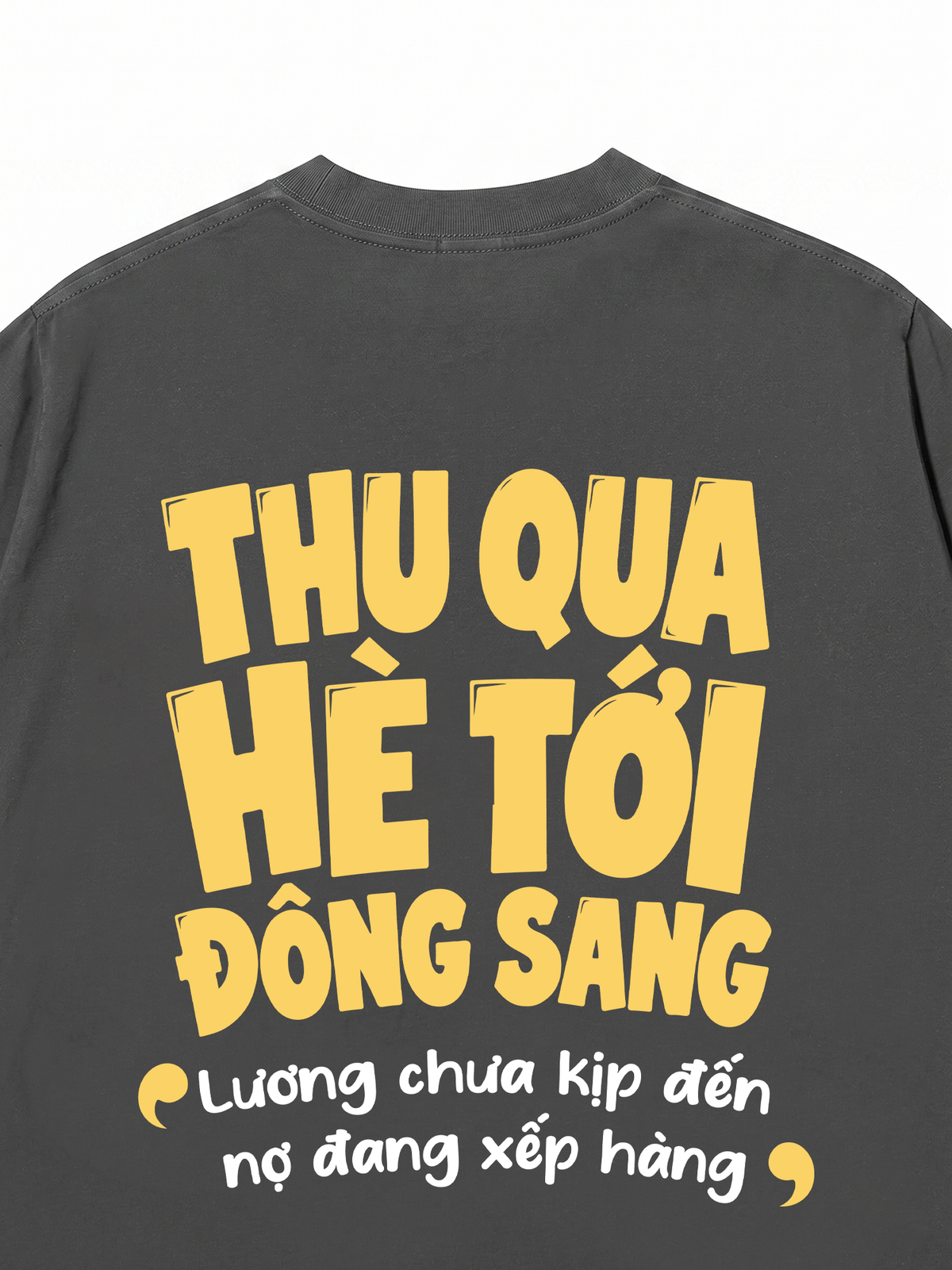 Áo Thun Relaxed Fit Thu Qua Hè Tới Đông Sang