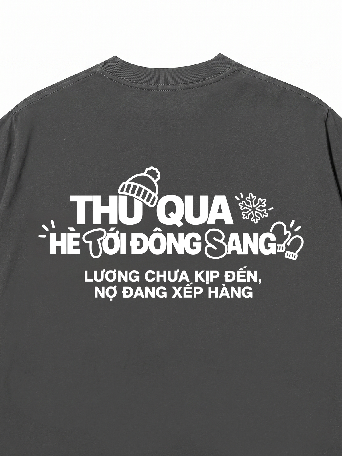 Áo Thun Relaxed Fit Thu Qua Hè Tới Đông Sang