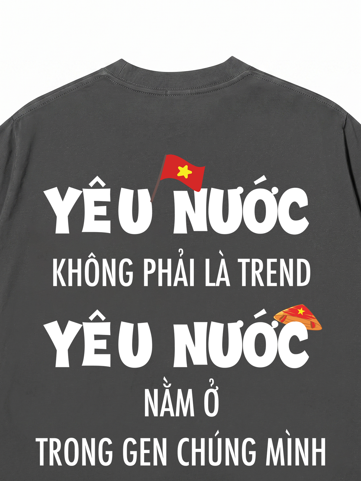 Áo Thun Relaxed Fit Yêu Nước Không Phải Là Trend