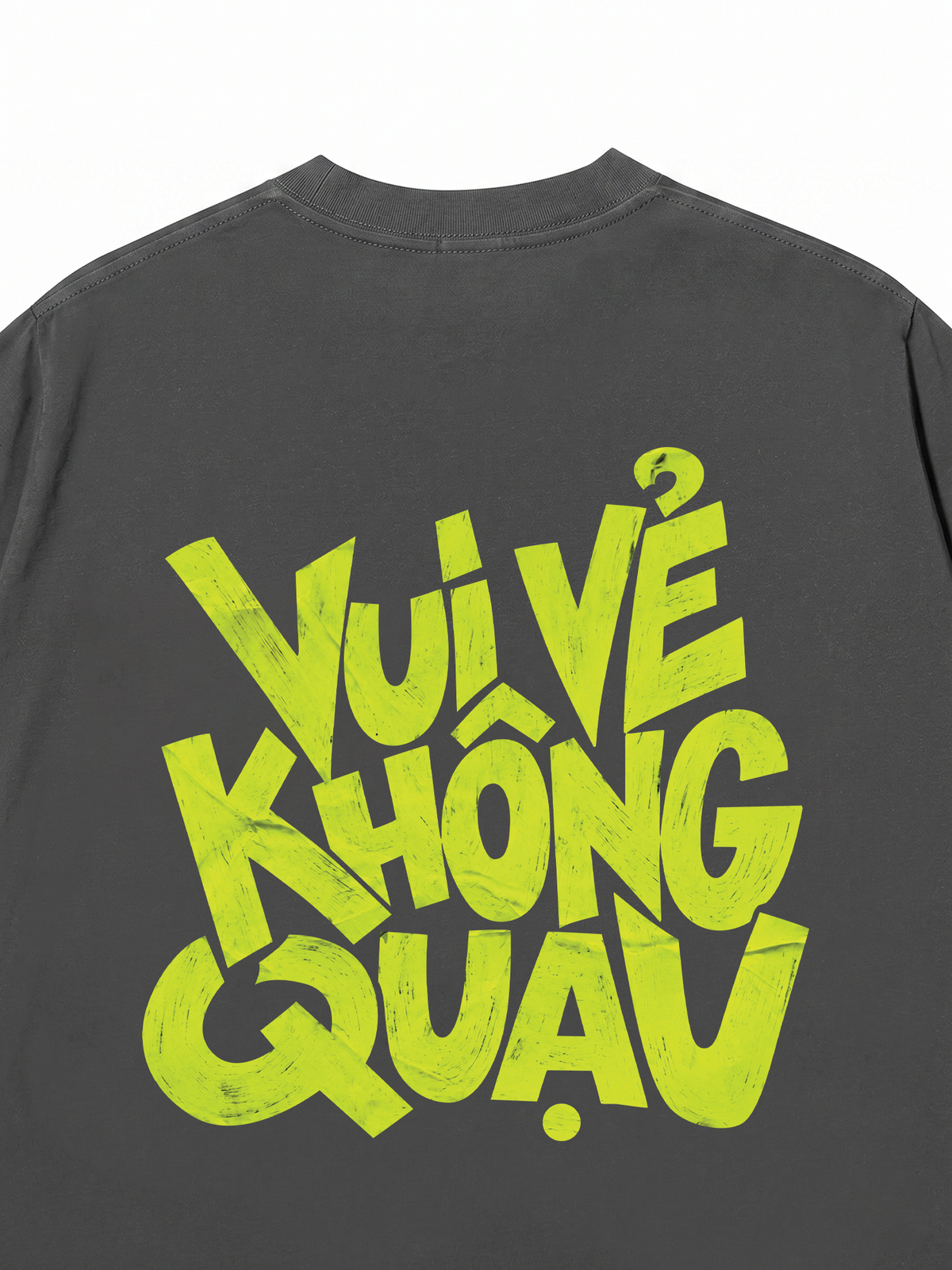 Áo Thun Relaxed Fit Vui Vẻ Không Quạu