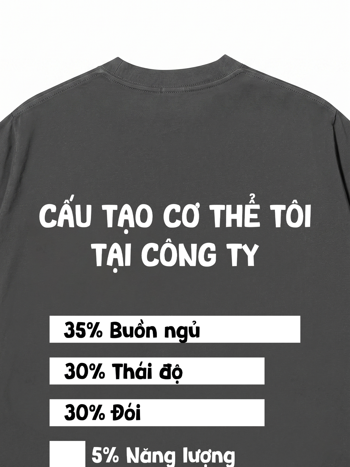 Áo Thun Relaxed Fit Cấu Tạo Cơ Thể Tôi Tại Công Ty