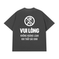 Áo Thun Relaxed Fit Vui Lòng Không Hoảng Loạn Khi Thấy Gái Xinh