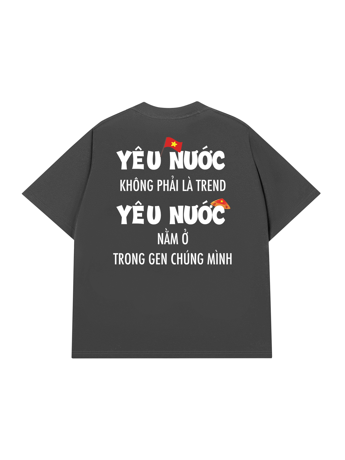 Áo Thun Relaxed Fit Yêu Nước Không Phải Là Trend
