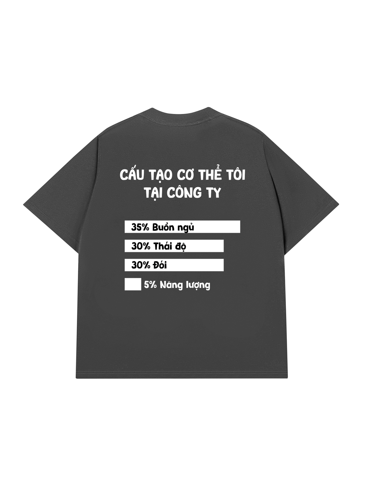 Áo Thun Relaxed Fit Cấu Tạo Cơ Thể Tôi Tại Công Ty