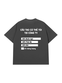 Áo Thun Relaxed Fit Cấu Tạo Cơ Thể Tôi Tại Công Ty