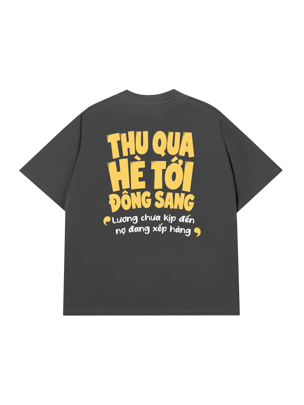 Áo Thun Relaxed Fit Thu Qua Hè Tới Đông Sang