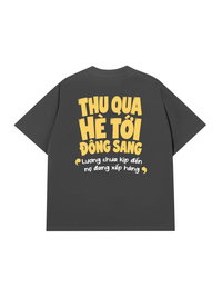 Áo Thun Relaxed Fit Thu Qua Hè Tới Đông Sang