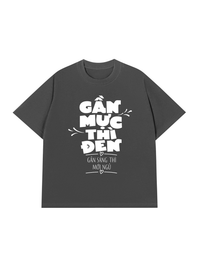 Áo Thun Relaxed Fit Gần Mực Thì Đen