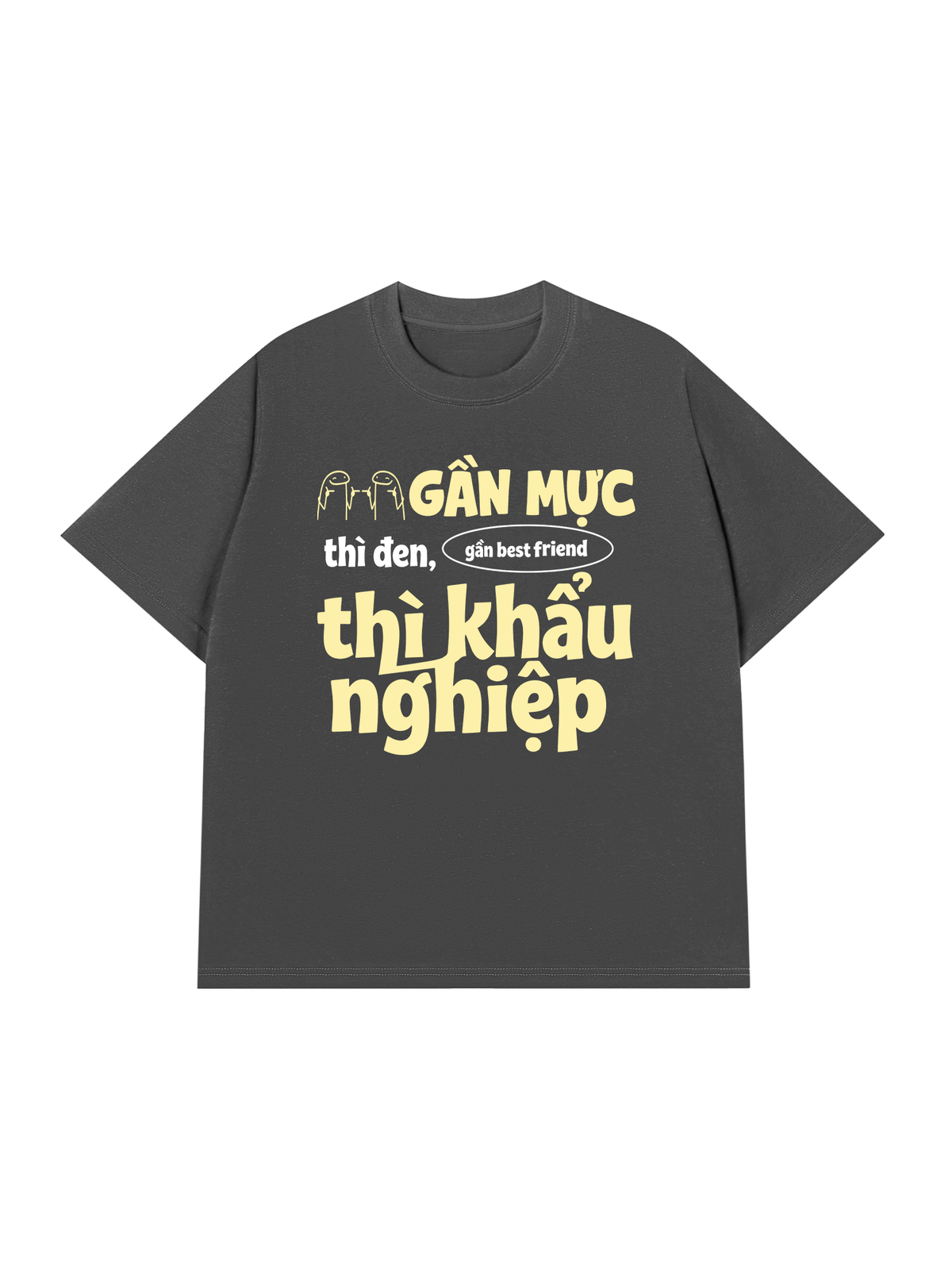 Áo Thun Relaxed Fit Gần Mực Thì Đen