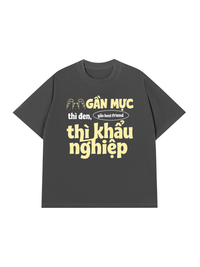 Áo Thun Relaxed Fit Gần Mực Thì Đen