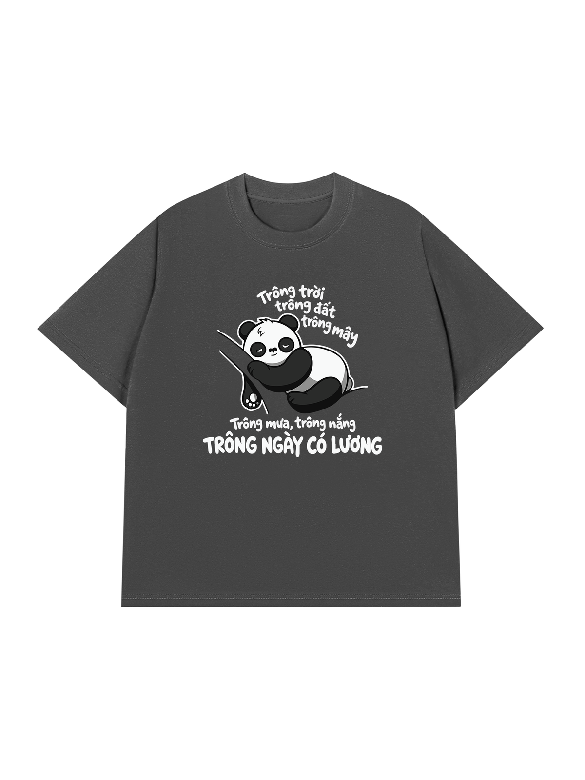 Áo Thun Relaxed Fit Trông Mưa Trông Nắng Trông Ngày Có Lương