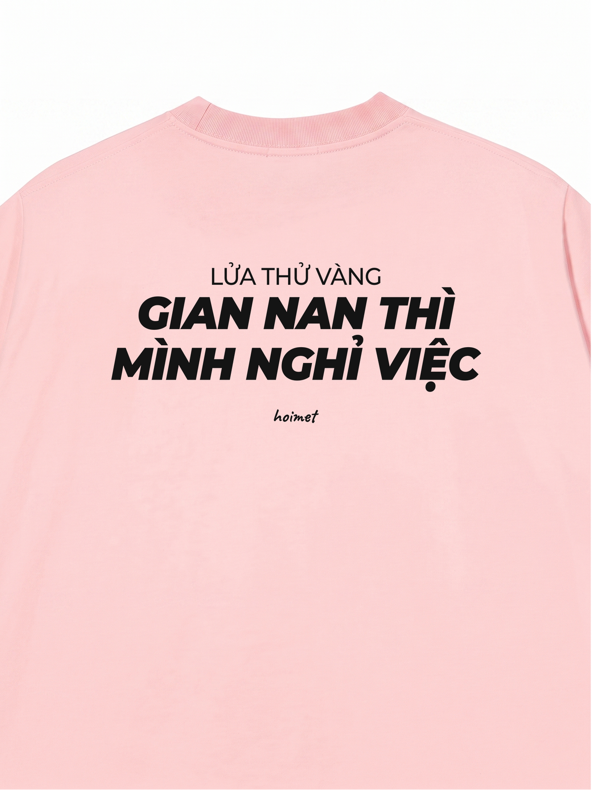 Áo Thun Relaxed Fit Gian Nan Nghỉ Việc