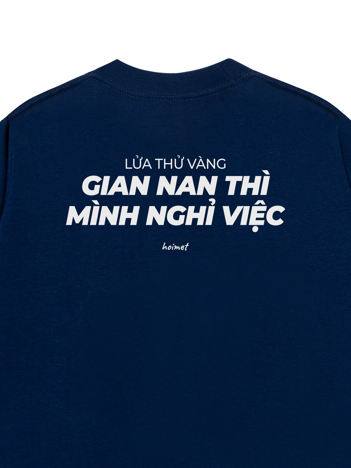 Áo Thun Relaxed Fit Gian Nan Nghỉ Việc