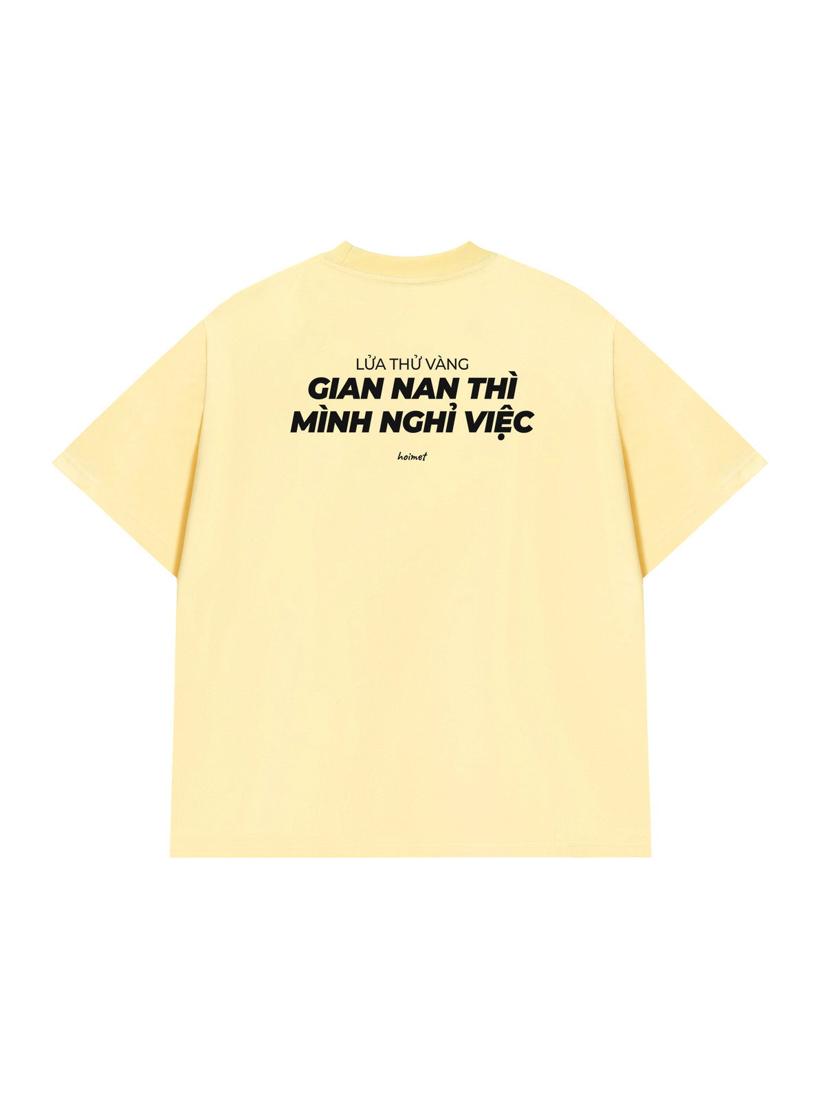 Áo Thun Relaxed Fit Gian Nan Nghỉ Việc