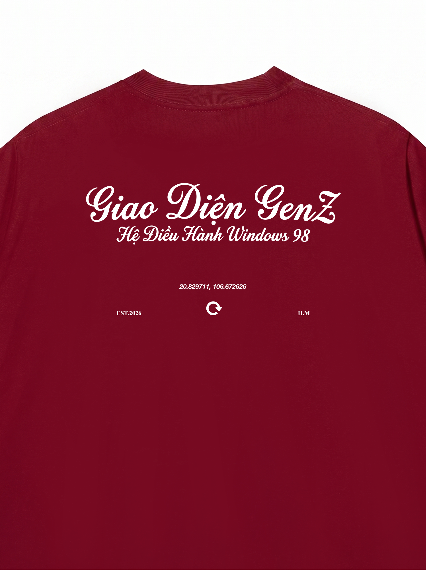 Áo Thun Relaxed Fit Giao Diện GenZ