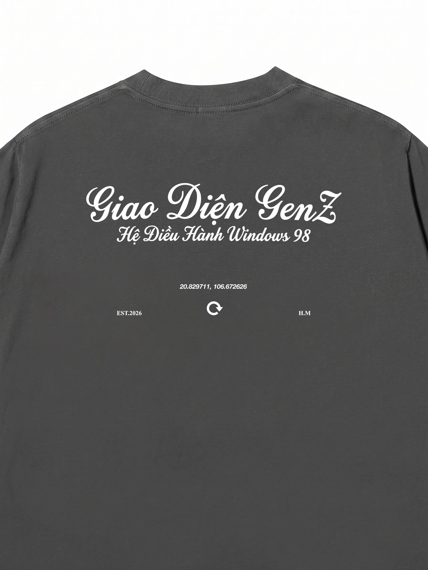Áo Thun Relaxed Fit Giao Diện GenZ