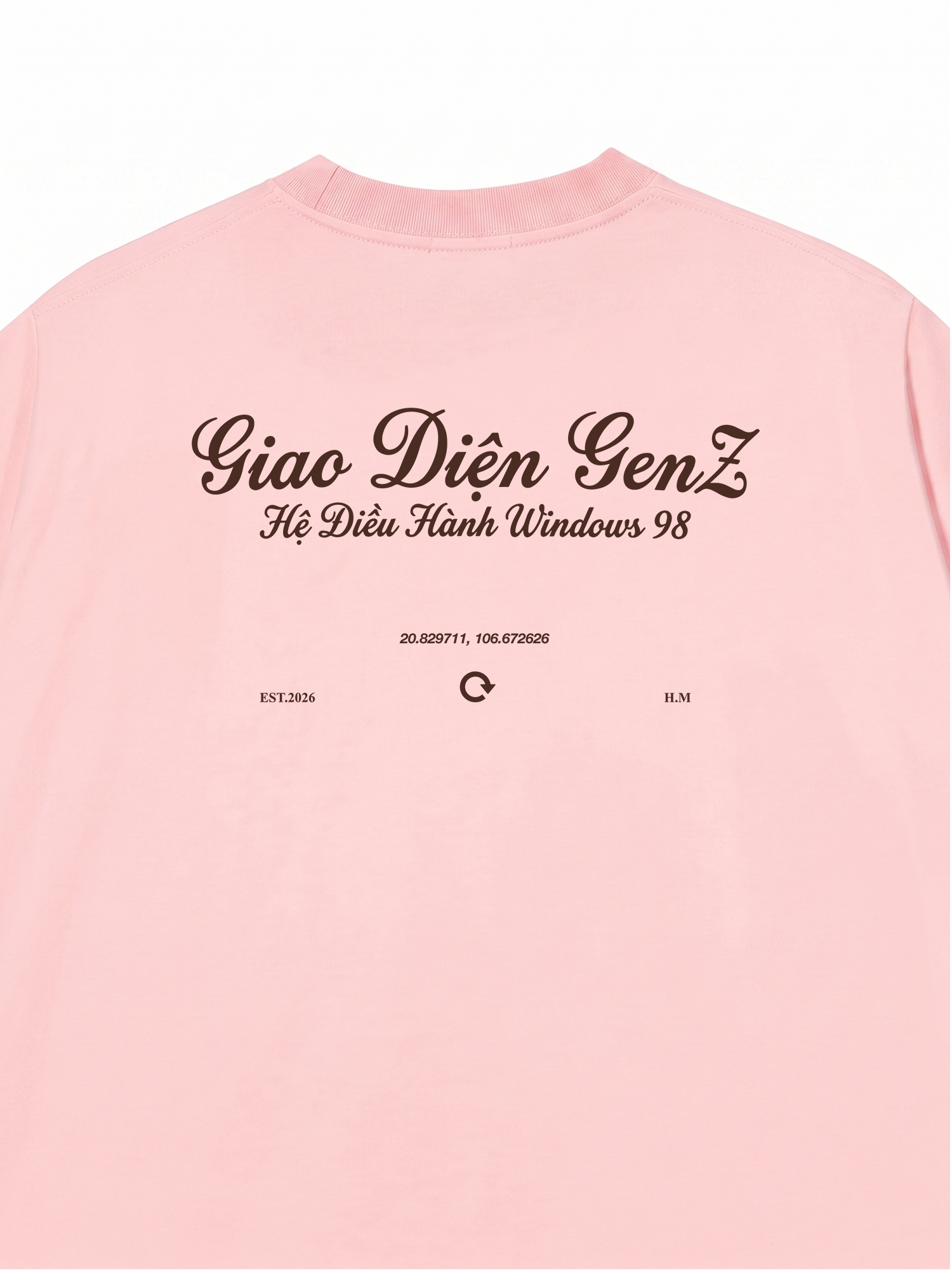 Áo Thun Relaxed Fit Giao Diện GenZ