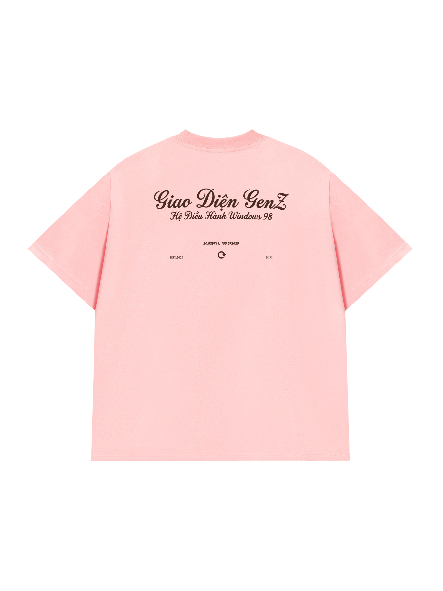 Áo Thun Relaxed Fit Giao Diện GenZ