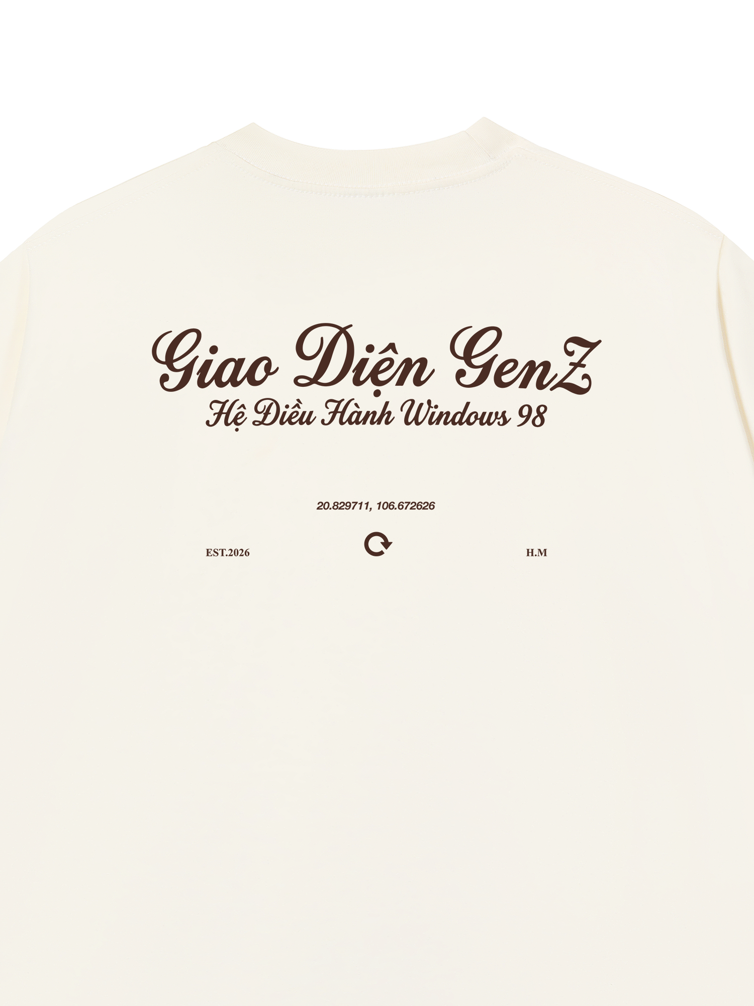 Áo Thun Relaxed Fit Giao Diện GenZ