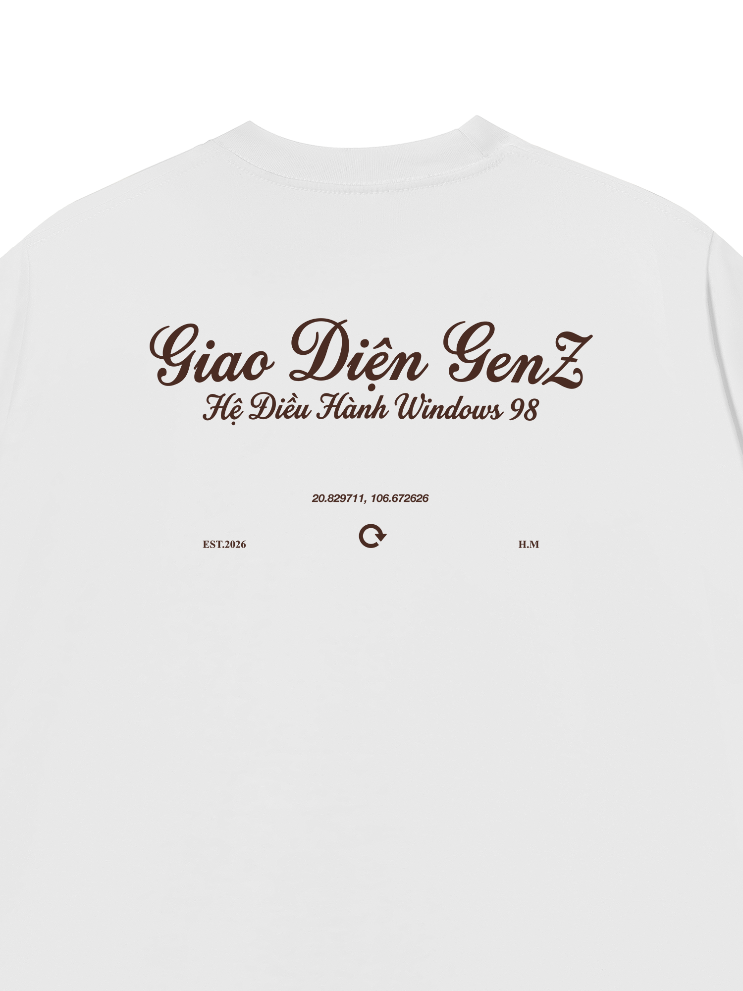 Áo Thun Relaxed Fit Giao Diện GenZ