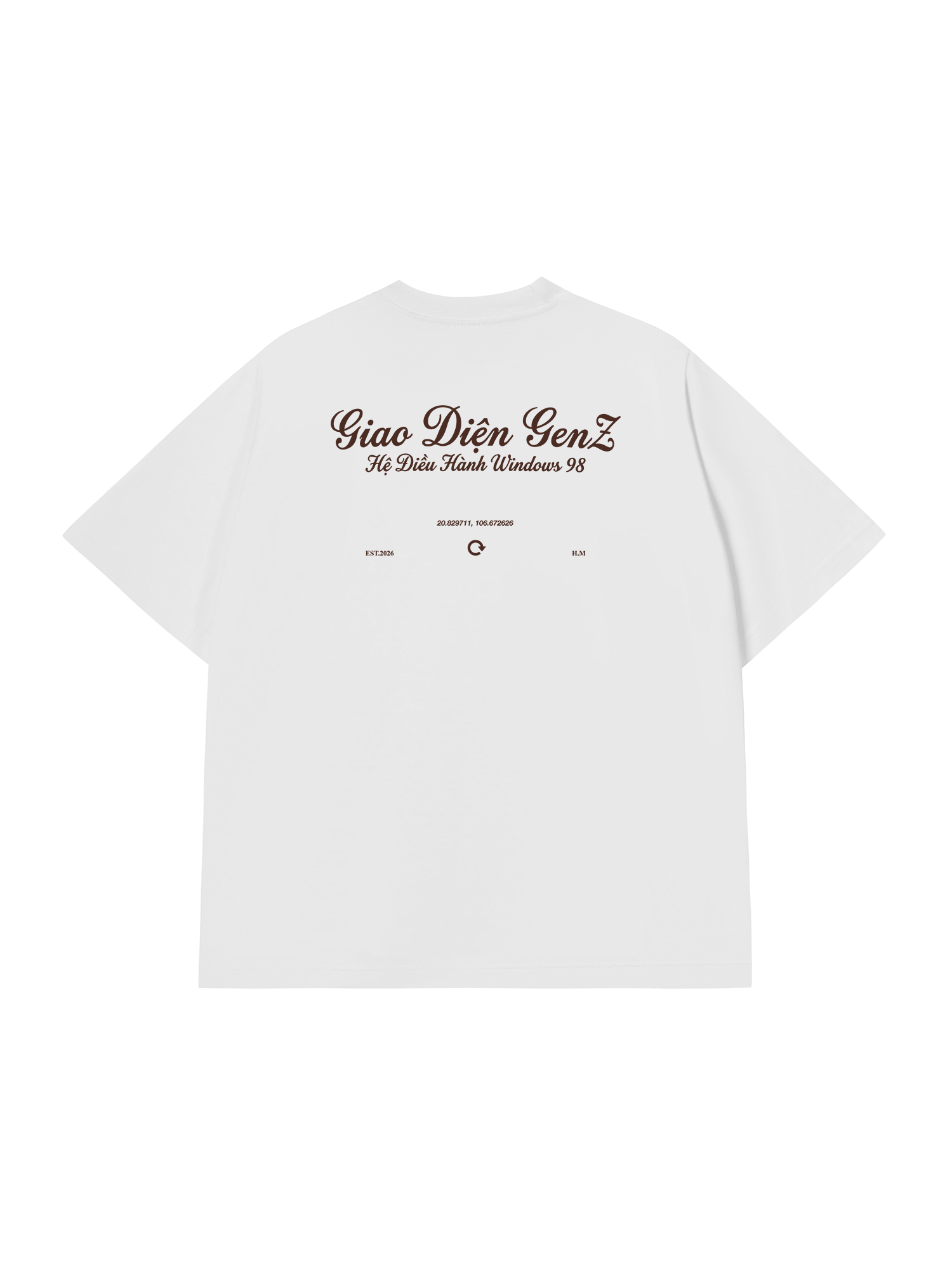 Áo Thun Relaxed Fit Giao Diện GenZ