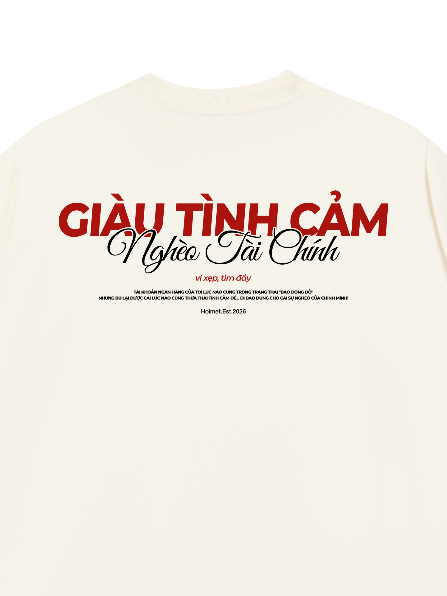 Áo Thun Relaxed Fit Giàu Tình Cảm