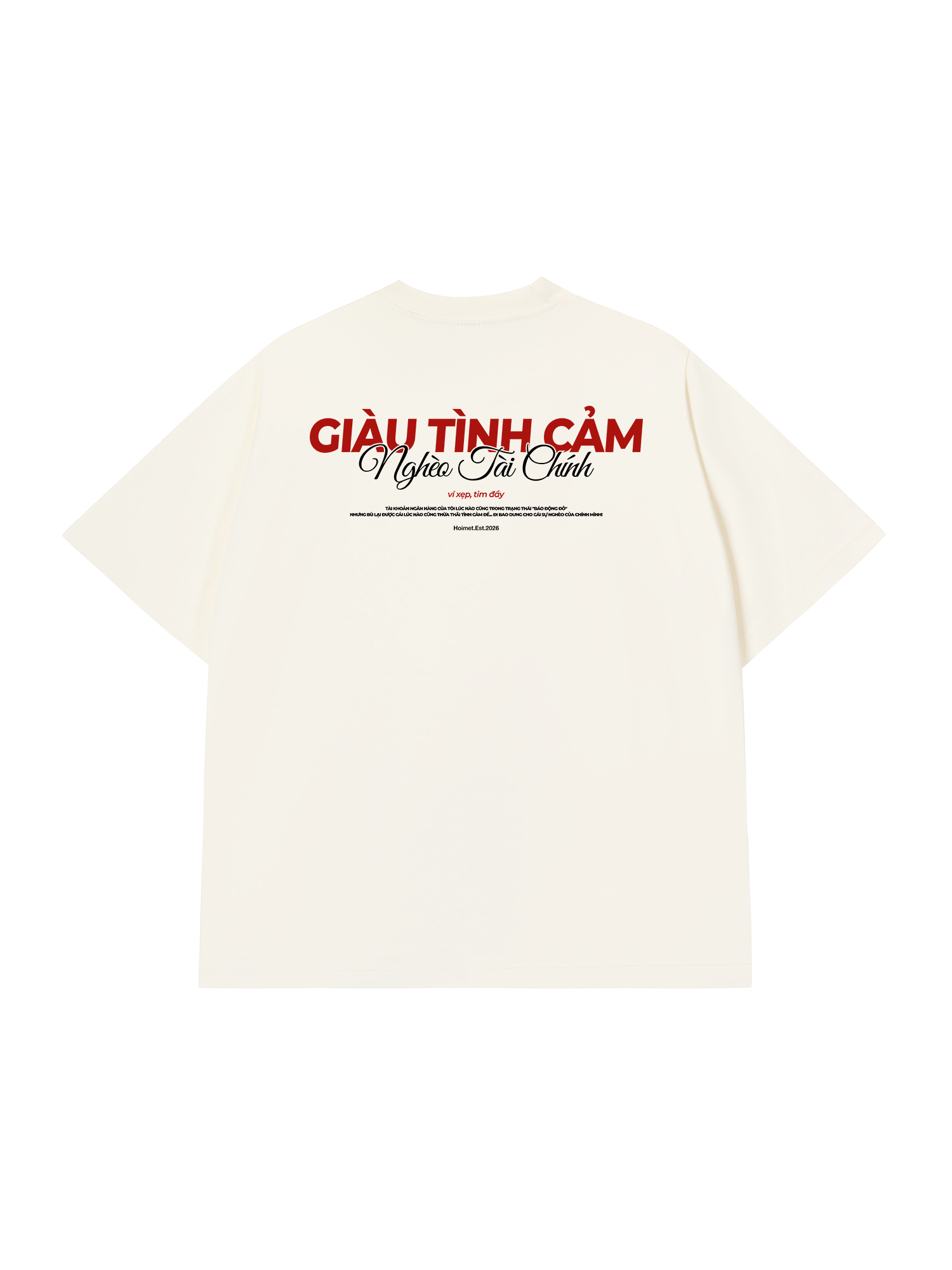 Áo Thun Relaxed Fit Giàu Tình Cảm